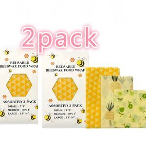 NEW reusable beeswax wrap 2Pack